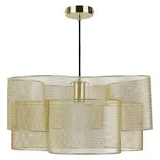 Lowenna Brass Metal Mesh Ceiling Light Metal Mesh Ceiling Lights Brass Metal