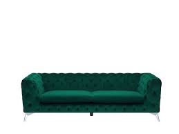 Il est incontournable dans le domaine du look contemporain. Canape Chesterfield En Velours Vert Sotra Beliani Fr