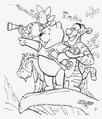 The cartoon about winnie the pooh is a story about a clumsy bear and his friends. Tigger Worm Coloring Pages Download Free Printable Winnie The Pooh Clipart Black And White Hd Png Download Transparent Png Image Pngitem