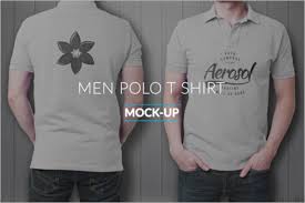 White polo shirt mockup template isolated, back view. Polo Shirt Mockup Free Vector Download Free Mockups