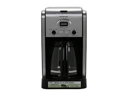 These cuisinart® water filters feature a premium charcoal water filtration system that removes chlorine, calcium, bad tastes and odors for better tasting coffee. Cuisinart Dcc 2650 Silver Silver Extreme Brew 12 Cup Programmable Coffeemaker Newegg Com