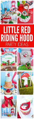 She was greatly amazed to see how her grandmother looked in her nightclothes. Adorable Little Red Riding Hood Birthday Party Pretty My Party Party Ideas