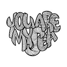 If you do, then don't forget to print and color our hearts coloring. Coloring Page For Adult Doodle Drawing Design For Wedding Invitations And Valentine S Day Lettering In Heart Quote About Love Stock Illustration Illustration Of Book Decorative 120923070