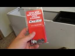 This design allows a standard key to operate the locking mechanism, but also allows a secondary mechanism (such as an electromagnetically. Toolbox Lock Replacement Youtube