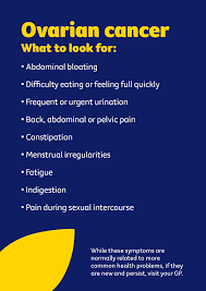 Here are the key symptoms to look for. Ovarian Cancer Awareness Month Get To Know The Symptoms To Save Lives