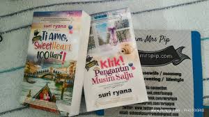 Akan ditayangkan pada 15 hingga 19 jun jam 7 malam menerusi saluran astro ria dan raya hd. Beli Novel Murah Ti Amo Sweetheart 100 Hari Dan Klik Pengantin Musim Salju Karya Suri Ryana Mrspip The Reviewer