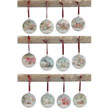 3.7 out of 5 stars 63. 12 Days Of Christmas Glass Disc Ornaments With Watercolor Design Theholidaybarn Com
