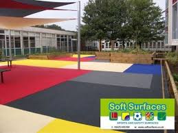 Playground Rubber Soft Spongy Bouncy Safety Surfacing Contractors Specification See More About Playg Playground Surface Playground Flooring Playground Safety