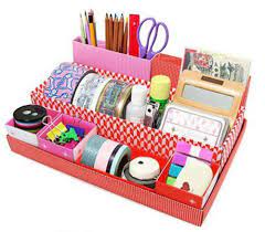 tftp red diy desktop desk table organiser storage box stationery makeup box in box yesterday s price us 5 19 diy desktop diy craft room makeup storage box