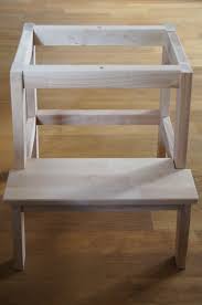 Glucksflugel Bauanleitung Fur Einen Learning Tower Lernturm Aus Ikea Hocker Bekvam Ikea Hocker Ikea Kinderstuhl Lernturm