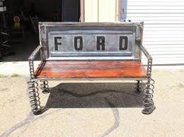 Custom Made Outdoor Bench Rustic Bench Patio Furniture By Raymond Guest Tailgate Bench Truck Tailgate Bench Automotive Decor