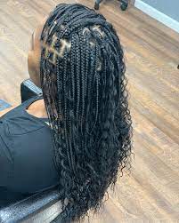 Small Boho Knotless Ruwaprestetchedhair K Braided Hairstyles Hair Styles Girls Hairstyles Braids