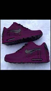 Royal Purple Air Max Schuhe Nike Schuhe Schwarz Lila Schuhe