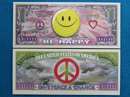 8 Bills: Happy SMILE Face ~ Give Peace A Chance ~ $1,000,000 One Million  Dollars