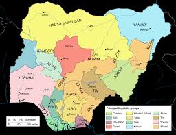Map Of Nigeria Showing Some Major Ethnic Groups Wikipedia Download Scientific Diagram