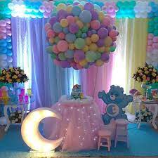 Pin By Claudia Baima On Mis Pines Guardados Baby Shower Party Decorations Care Bears Birthday Party Girl Baby Shower Decorations