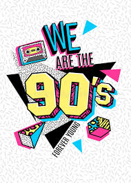 This is 90s music, yeah! Plakat In 80s 90s Memphis Art Vektor Abbildung Illustration Von Kunst Einladung 95214997