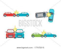 Car crashes cartoon 1 of 561. Cartoon Car Crash Vector Photo Free Trial Bigstock