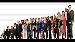 Celebrity Height Comparison Chart 10k Subscribers Special