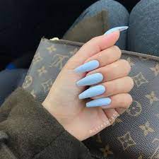 Brief Article Teaches You The Ins And Outs Of Light Blue Acrylic Nails Coffin Long And What You Should Do Today Restbyt Blue Acrylic Nails Yellow Nails Nails