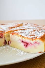 Gateau Magique Aux Framboises Amandise Gateau Peu Calorique Dessert Peu Calorique Gateau Magique