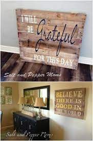 Wood decorative wall sign for office garden street bedroom decor ornaments. 50 Wood Signs That Will Add Rustic Charm To Your Home Decor Diy Crafts