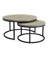 Moe S Home Collection Drey Round Nesting Coffee Tables Set Of Two Reviews Home Macy S In 2020 Round Nesting Coffee Tables Nesting Coffee Tables Round Coffee Table Sets