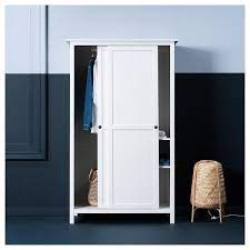Here's how we did it: Hemnes Wardrobe With 2 Sliding Doors White Stain 120x197 Cm Ikea