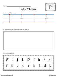 Just in time for the month of may, and these transitional kindergarten may worksheets! Letter T Practice Worksheet Myteachingstation Com
