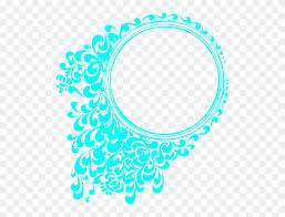 Modern logo design illustration on transparent background png. Aqua Circle Template Clip Art At Clker Circle Border Design Png Transparent Png 925424 Pinclipart