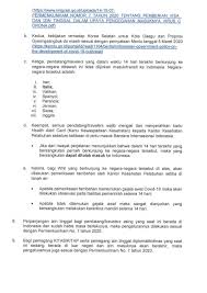 Travel Advisories Additional Measures Of The Indonesian Government In Relation To Covid 19 Response
