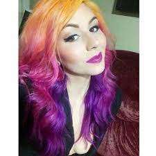When using pink highlights in brown hair or black hair, you can achieve a more moody style by going with a deeper shade. Purple Hair Dye Over Orange Hair Google Search Dyed Hair Purple Dyed Hair Pastel Hair