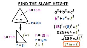 How Do You Find The Slant Height Of A Cone Virtual Nerd
