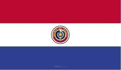 Aufkleber "Paraguay Flagge"