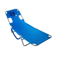 Ostrich Chaise Lounge Folding Portable Sunbathing Poolside Beach Chair Blue Walmart Com Beach Chairs Chaise Lounge Adjustable Chairs