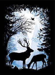 The home of your dreams is just an overstock order away! 860 Silhouettes Of Deer Ideas In 2021 Deer Deer Silhouette Art
