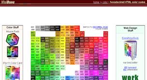 Html Web Color Chart Mta Index Chart Hmtl Color Chart