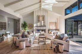Breathtaking Modern Farmhouse Style Retreat In Napa Valley Modern Farmhouse Living Room Decor Farm House Living Room Contemporary Farmhouse