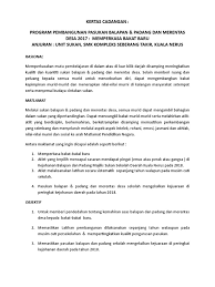 Lawatan ke rumah warga emas via www.scribd.com. Contoh Kertas Cadangan Pembangunan Sukan