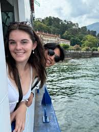 Took the ferry to Verrena and had a wonderful lunch with Sean Michael  Penhale and his wife. So fun to be able to connect with them 🇮🇹