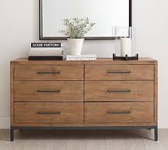 Dressers, also known interchangeably as chests or bureaus, are furniture pieces made up of multiple stacked drawers for storing items. Malcolm 6 Drawer Extra Wide Dresser Overall 60 Wide X 19 5 Deep X 32 5 High In 2020 Extra Wide Dresser Dresser Decor Bedroom Dresser Decor