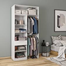 Meuble rangement largeur 45 cm. Dressing Extensible Blanc H 240 X L 120 160 X P 45 Cm Home Meuble Rangement Dressing Extensible Dressing Blanc