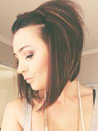 Aline Bob Hairstyle Bob Brunette Hair Styles Short Hair Styles Stacked Bob Haircut