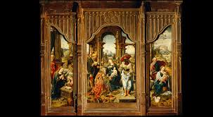 Nativity Triptych Jan Swart Van Groningen 1500 1560 Bju Museum Gallery Greenville Sc Renaissance Art Groningen
