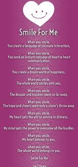 Make it a fantastic day by smiling always. Poems To Make Her Smile Love Poem For Her Sweet Words For Her Love You Poems