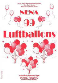 84 results for nena 99 luftballons. 99 Luftballons Nena Big Band Noten Kaufen Im Blasmusik Shop