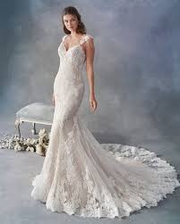 Stretchy Lace Fitted Bridal Gown Comfy Jersey Knit Lining Wedding Dress Lace Over Lace Wedding Dress Vintage Wedding Dresses Kenneth Winston Wedding Dresses