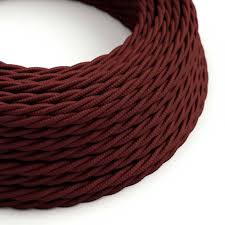 (128 results) price ($) any price. Fil Electrique Torsade Gaine De Tissu De Couleur Effet Soie Tissu Uni Bordeaux Tm19