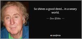 Bildergebnis für So shines a good deed in a weary world...