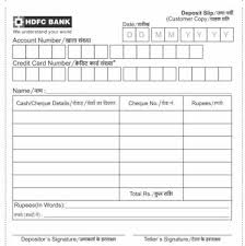 Fill in the blanks with information like name, bank account number, branch. Download Latest Hdfc Deposit Slip Pdf Insuregrams